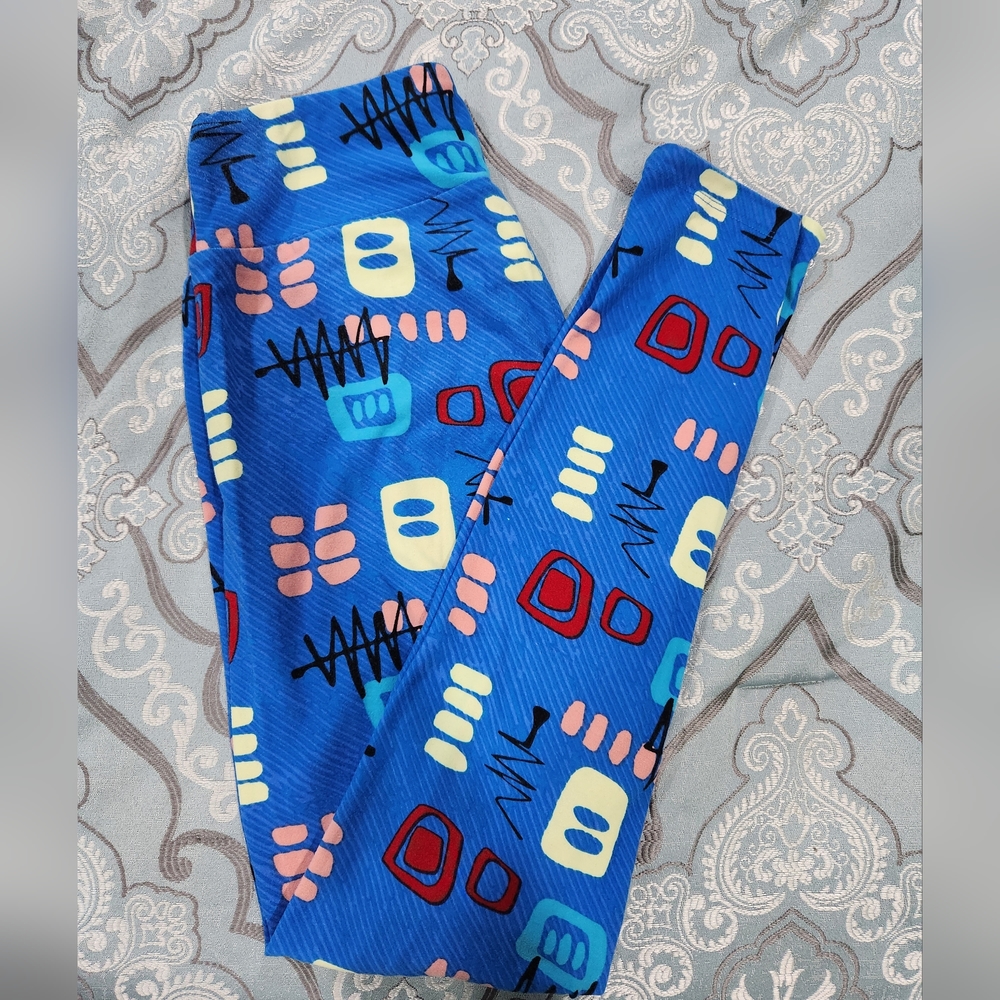 Lularoe One Size Multi color leggings